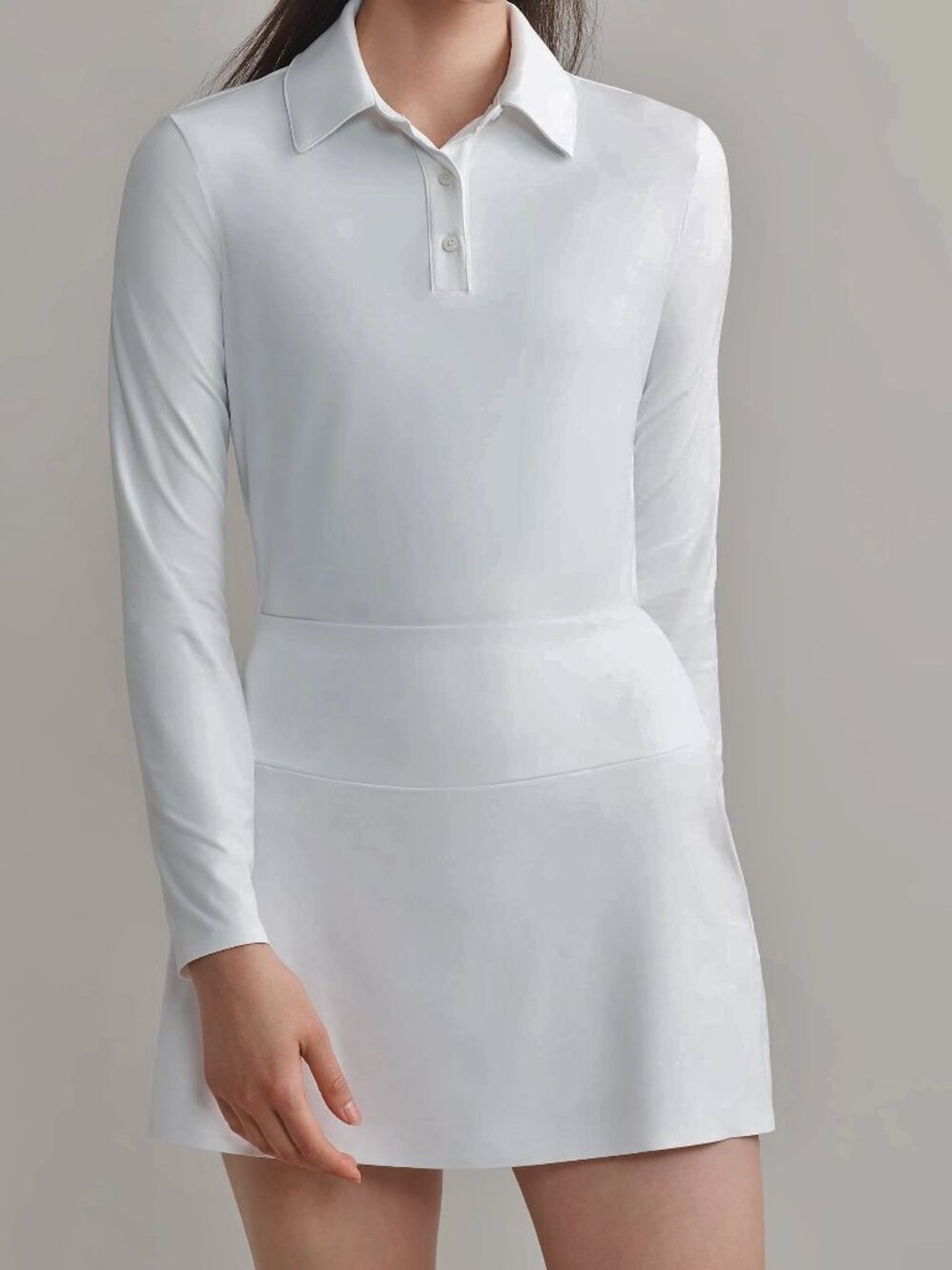 NEW Rhone Course to Court Performance Long Sleeve Polo NWT White XL $108